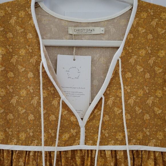 NWT Christy dawn The Paloma Dress | Biscotti Cosmos Floral XS - Picture 10 of 13